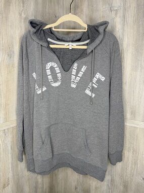 Victoria’s Secret Gray Hooded Sweatshirt Size XL